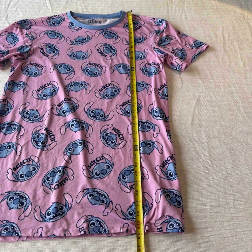 Disney Lilo & Stitch Pink Sleep Shirt Nightgown Womens XS LZ35921GA - Picture 7 of 9
